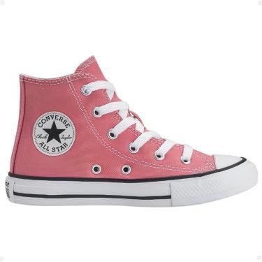 Imagem de Tênis Infantil Juvenil Converse All Star Original Menina Feminino Cano Alto Fashion Confortável-Feminino