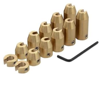 Imagem de EFDNK-HB Kits de recarga de pesos de equilíbrio de roda reutilizáveis de motocicleta de latão para Super Moto, Dual Sport, Métrico, Rodas com raio (12 peças)