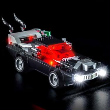 Imagem de BrickBling LED Lighting Compatible with Lego Venom Muscle Car - Light Kit Compatible with Lego 76309 - Exluding Model Car