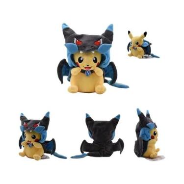Imagem de Brinquedos De Pelúcia Cos Eevee Pikachu Lucario De 20CM, Bonecos De An