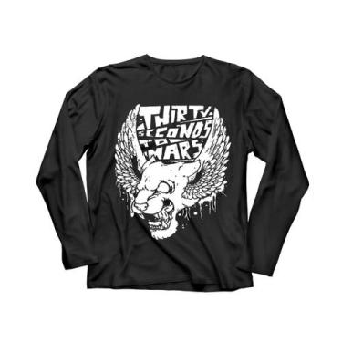 Imagem de Camiseta Manga Longa Feminina Thirty Seconds To Mars 30stm - Ultrav St