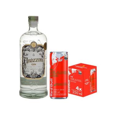 Imagem de Gin Amázzoni Tradicional 750ml + Bebida Energética
