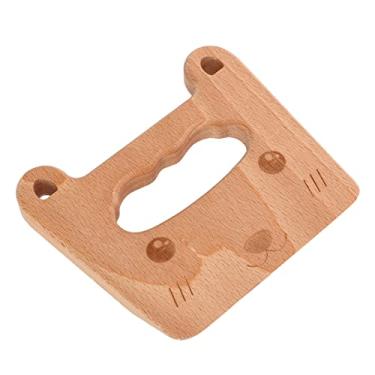 Imagem de SPYMINNPOO Brinquedo Cortador de Madeira Seguro para Crianças para Crianças, Ferramentas de Cozinha Montessori para Corte de Frutas Vegetais, Adequado para de 2 a 8 Anos, Material de Faia (Gato)