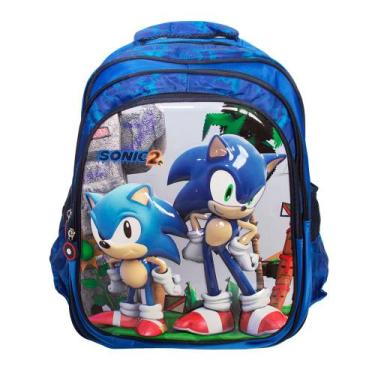 Imagem de Mochila Infantil Escolar Masculina Juvenil Casual Resistente - Plike