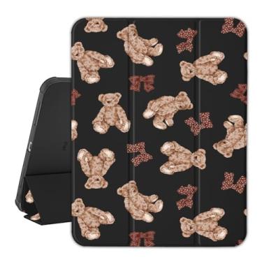 Imagem de Idocolors Capa para iPad de 11 polegadas (chip A16) 2025 11ª geração/iPad 10,9 polegadas 2022 10ª geração, suporte de lápis embutido com despertar/hibernar automaticamente, capa traseira de