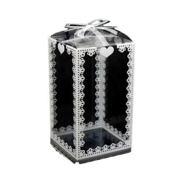Imagem de Caixas De Presente Transparentes Em PVC 20pcs Embalagem Plástica Clara
