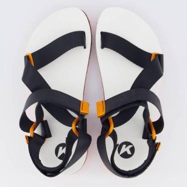 Imagem de Chinelo Kenner Kali Feminino Branco e Preto, 35