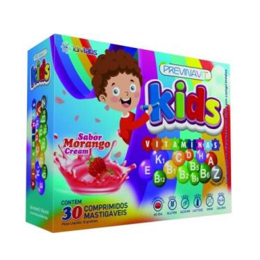 Imagem de Suplemento Crianca Polivitaminico Previnavit Infantil Mastigável 30 CP