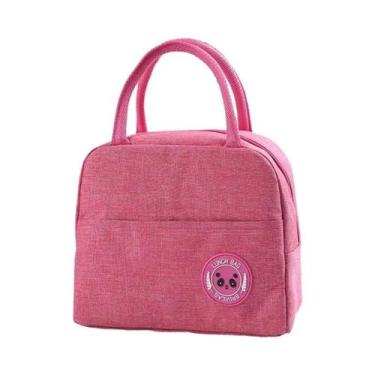 Imagem de Bolsa Térmica Isolada Para Almoço Com Papel Alumínio, Pacote De Gelo P