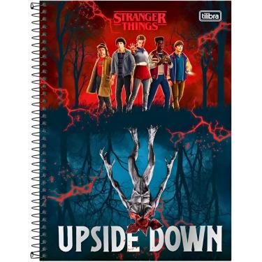 Imagem de Caderno 20x1 Capa Dura Stranger Things 320 Folhas Tilibra