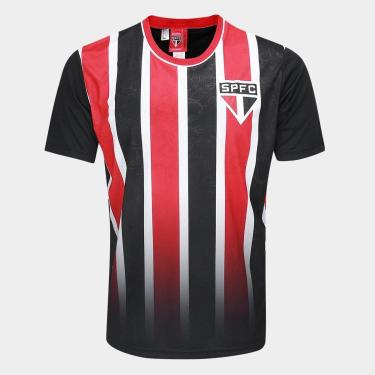 Imagem de Camisa São Paulo Braziline Romper Masculina-Masculino
