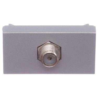 Imagem de Módulo Tomada Para Antena de Tv Cabo Coaxial Alumínio Orion S70546874 Schneider Modulo Tom.p-ant