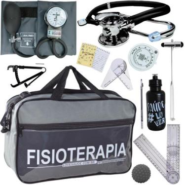 Imagem de Kit Fisioterapia Fita Imc Goniometro Grande Pequeno Fisio - Love Saude