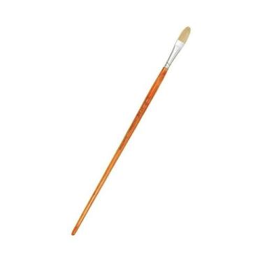 Imagem de Pincel Redondo De Cerdas Para Aquarela, Guache E Tinta a Óleo Para Est