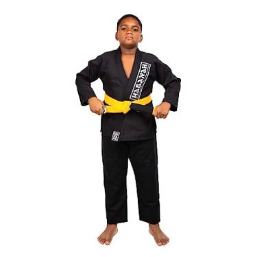 Imagem de Kimono Trançado F300 Jiu Jitsu Haganah, Preto, A2