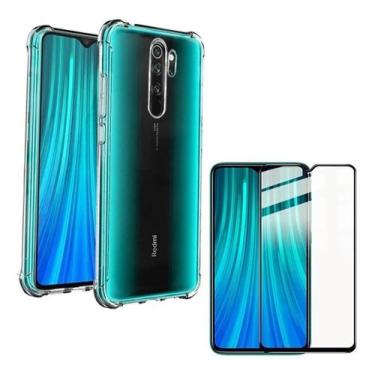 Imagem de Capa Anti Impactos Para Redmi Note 8 Pro + Película 3d Vidro - LXL