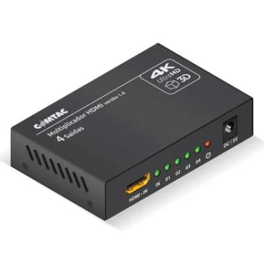Imagem de Multiplicador De Vídeo Hdmi 4k - Com 4 Saídas - Comtac 9378