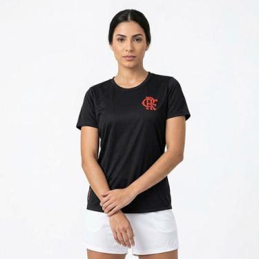 Imagem de Camisa Flamengo Nação Logo Feminina Preta - Betel, P