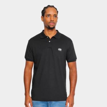 Imagem de Camisa Polo Ecko Basic Masculina, Preto, GG