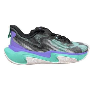 Imagem de Tênis Under Armour Layup Masculino, 38, Preto, Lilás