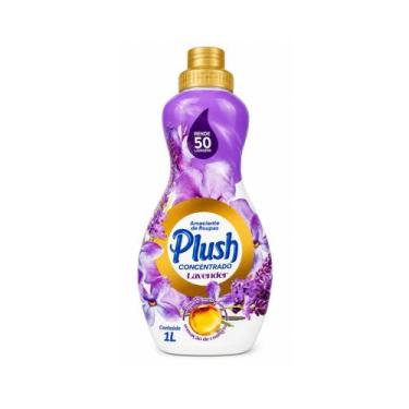 Imagem de Plush, Amaciante de roupas e tecidos, Concentrado, Aroma Lavender, 1 l