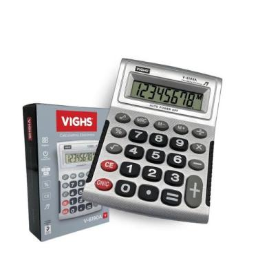 Imagem de Calculadora Mesa Vighs V-6190A 8 Dígitos