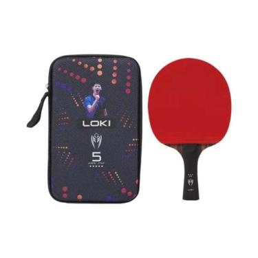 Imagem de Raquete De Tênis De Mesa LOKI K5 Em Fibra De Carbono De 7 Camadas Com 