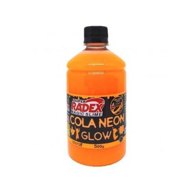 Imagem de Cola glow slime neon laranja 500G - radex
