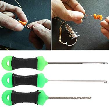 Imagem de Agulha de equipamento de pesca, agulha de isca de pesca, carpa de cabo redondo para carpa DIY bagre