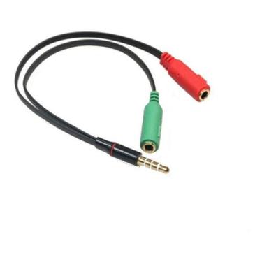 Imagem de Cabo Aux. 3.5mm 2 Splitter Femea - Lehmox