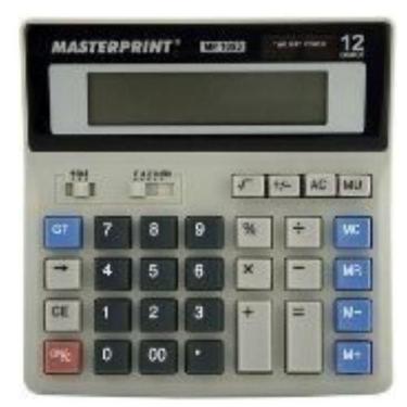 Imagem de Calculadora Eletrônica Mp 1093 Masterprint 12 Dígitos