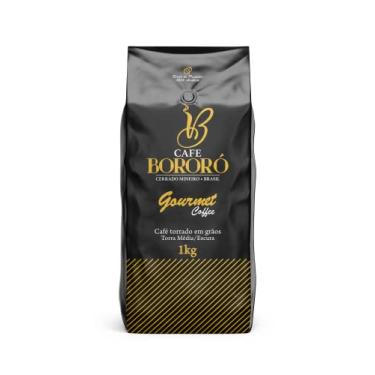Imagem de Café Em Grãos Torrado 100% Arábica Gourmet Torra Escura 1kg Café Bororó