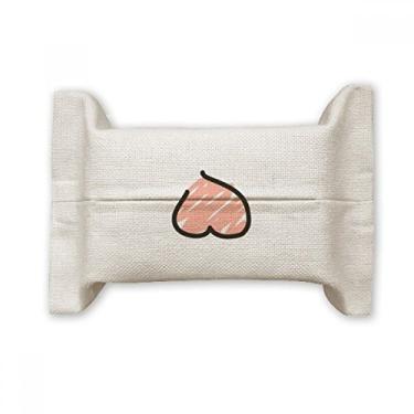 Imagem de Just Peach – Suporte de capa de papel para lenços faciais com desenho rosa