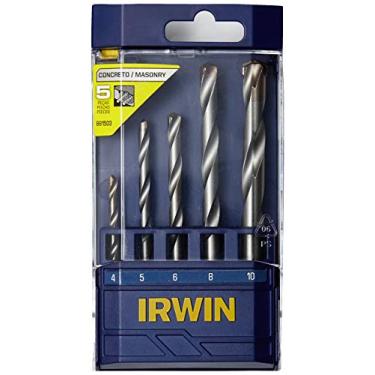 Imagem de IRWIN Conjunto de Brocas para Concreto com 5 Peças de 4mm a 10mm 891503
