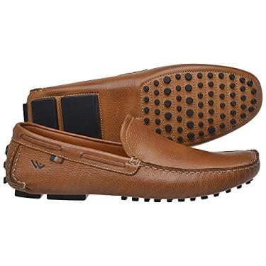 Imagem de MOCASSIM MASCULINO DRIVE FORRADO COURO 13002 FLOATER WHISKY (44, 13002 WHISKY)