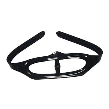 Imagem de UGPLM Correia de silicone para óculos de mergulho, substituição da alça para máscara de mergulho, alça para óculos de natação para esportes aquáticos, preto, Estilo b