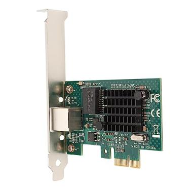Imagem de Placa de Rede PCIE NIC, Placa de Rede PCI Express X1 de Porta única Com Ampla Aplicabilidade de 9600 Bytes para Servidor