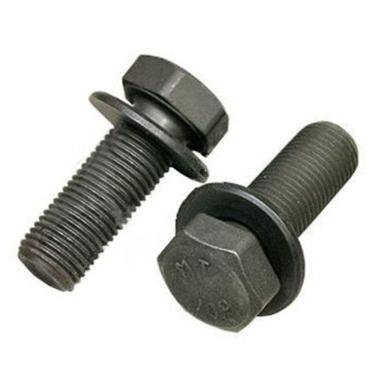 Imagem de Parafuso Sextavado Arruelado M12 X 40 Polido - 50Pçs