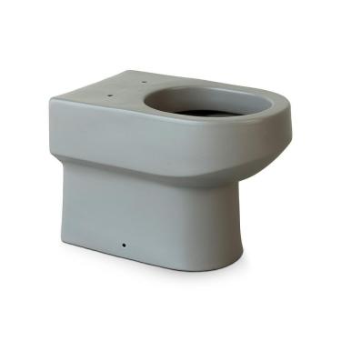 Imagem de Vaso Sanitário Convencional 400x375x600mm Cinza