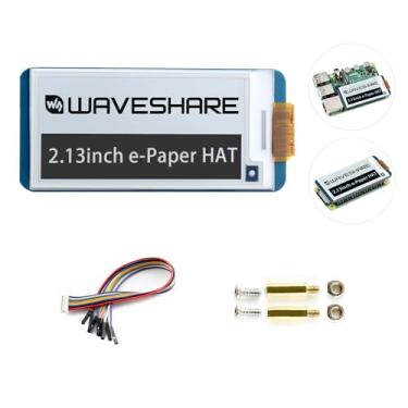Imagem de Waveshare 2.13 inch e-Paper Display Hat 250x122 Resolution E-Ink Screen LCD Module SPI Interface with Embedded Controller for Raspberry Pi 2B 3B Zero Zero W