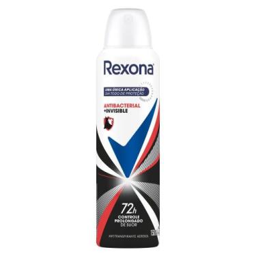 Imagem de Desodorante Antitranspirante Rexona Antibacterial + Invisible Aerosol