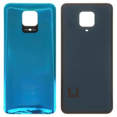 Imagem de Peças de reparo de substituição da capa da bateria da carcaça compatíveis com Xiaomi Redmi Note 9 Pro, (azul escuro, 64 MP, M2003J6B2G)