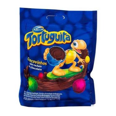 Imagem de Arcor Tortuguita Chocovinhos Com Recheio Chocolate 50 Gramas - Kit Com