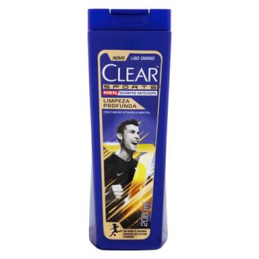 Imagem de Shampoo Anticaspa Clear Men Limpeza Profunda 200ml - Unilever