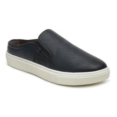 Imagem de Mule Masculino Jota Pe Marinho Couro 83351-Masculino