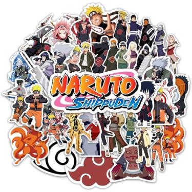 Imagem de Kit de 40 Adesivos Anime Naruto Uzumaki, Impressão Digital, Recorte Eletrônico, Material Durável, À Prova de Chuva e Raios UV, Personalize Cadernos, Notebooks, Carros, Motos, Bicicletas, Skates