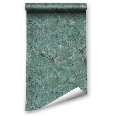 Imagem de LZH-LP Papel de parede de mármore brilhante, papel de contato de mármore granito para recondicionamento de móveis de armário de bancada, papel de parede autoadesivo removível espesso rolo de vinil