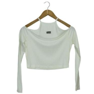 Imagem de Blusa Aeropostale Off White Feminina-Feminino