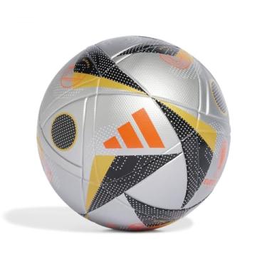 Imagem de Bola Futebol de Campo Adidas League Euro 2024 Finale Fussballliebe Prateada