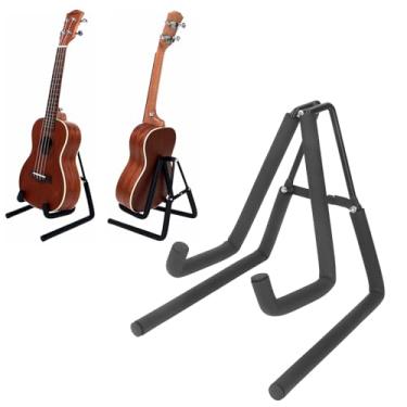 Imagem de Suporte Dobrável para Ukulele Com Almofada de Esponja Antiderrapante, Rack de Suporte para Exibição de Instrumento Musical para Banjo Bandolim e Violino